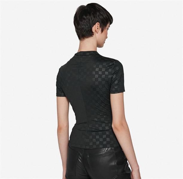 MISBHV Monogram Print Fitted Tee