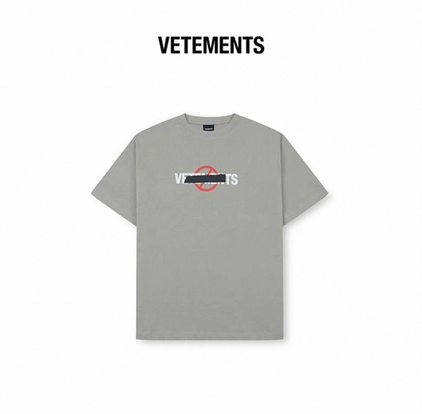 Vetements Warning Logo Tee