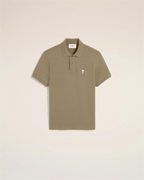 Ami Paris Heart Logo Polo