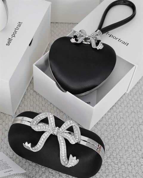 SP Top Handle Heart Clutch