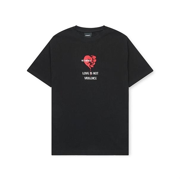 Vetements Love Is Not Violence Tee