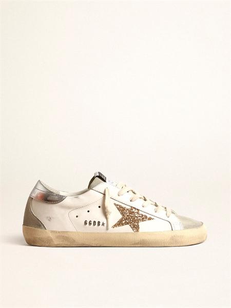 Golden Goose Super-star Gold Glitter Star