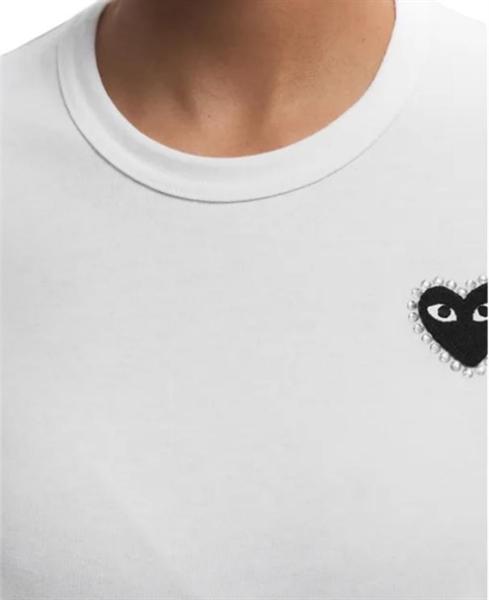 CDG Full Rhinestone Tee