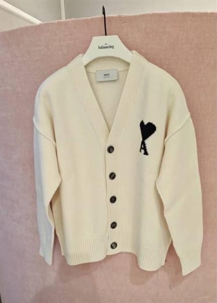 Ami Paris Logo Cardigan