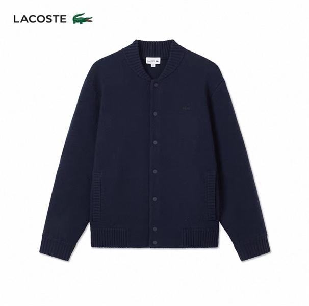 Lacoste Knit Wool Bomber Jacket
