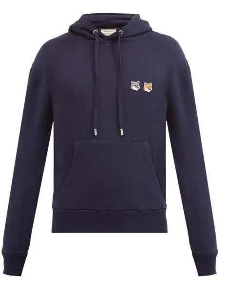 Maison Kitsune Double Fox Patch Hoodie