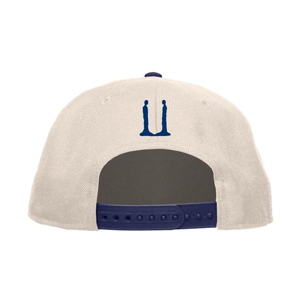 Ubermensch Snapback Hat ( White / Navy )