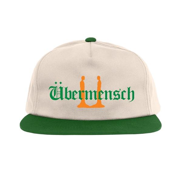 Ubermensch Snapback Hat ( White / Green )