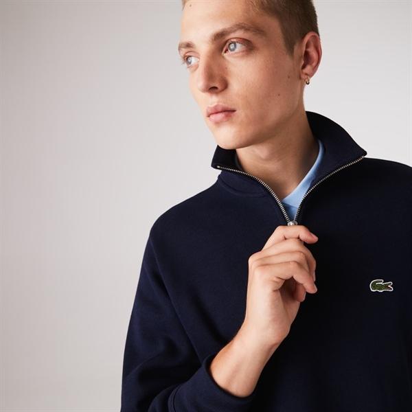 Lacoste Half Zip High Neck Sweater