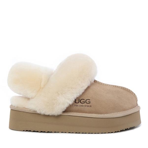 UGG AU Fur Banding Slipper