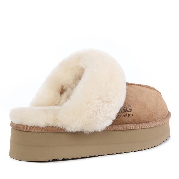 UGG AU Fur Banding Slipper