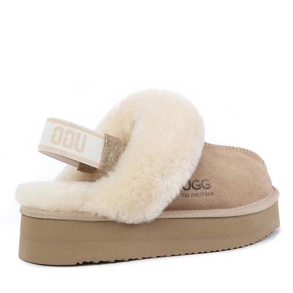 UGG AU Fur Banding Slipper