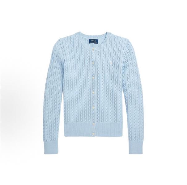 Ralph Lauren Mini Cable Cotton Cardigan