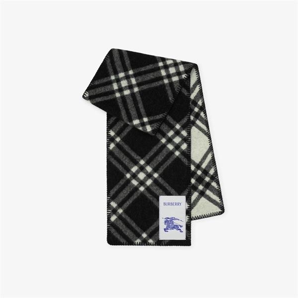 Burberry Check Wool Scarf