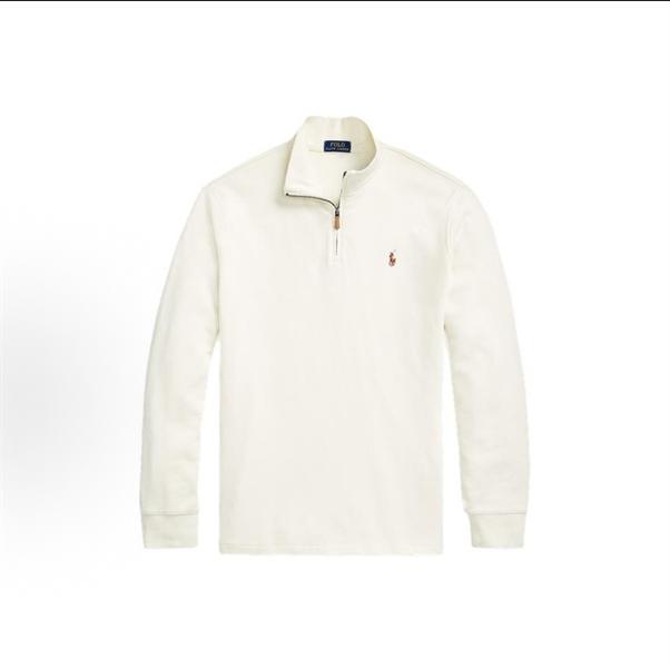 Ralph Lauren Fleece Cotton Half Zip Sweater