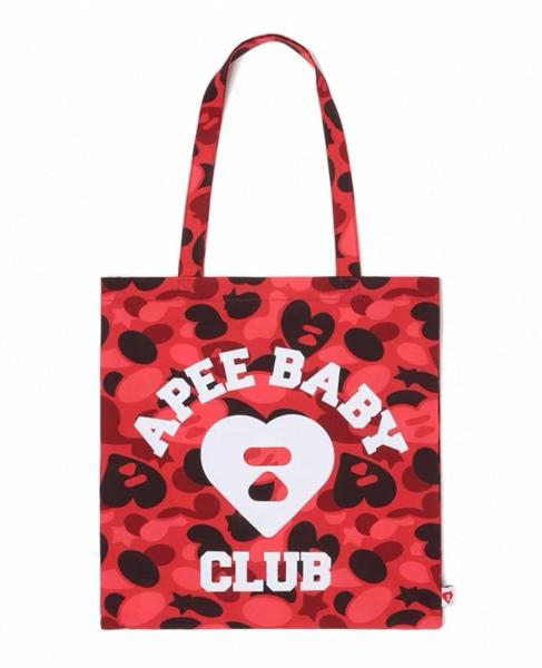 AAPE Heart Moonface Camo Tote Bag