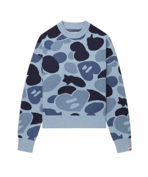 Bape Aape Camo Knit Sweater