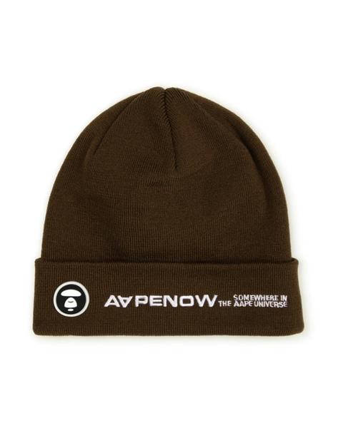 Bape Aape Moonface Logo Beanie
