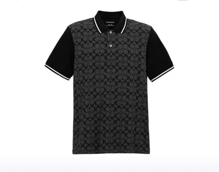 Coach Monogram Printed Polo Shirts