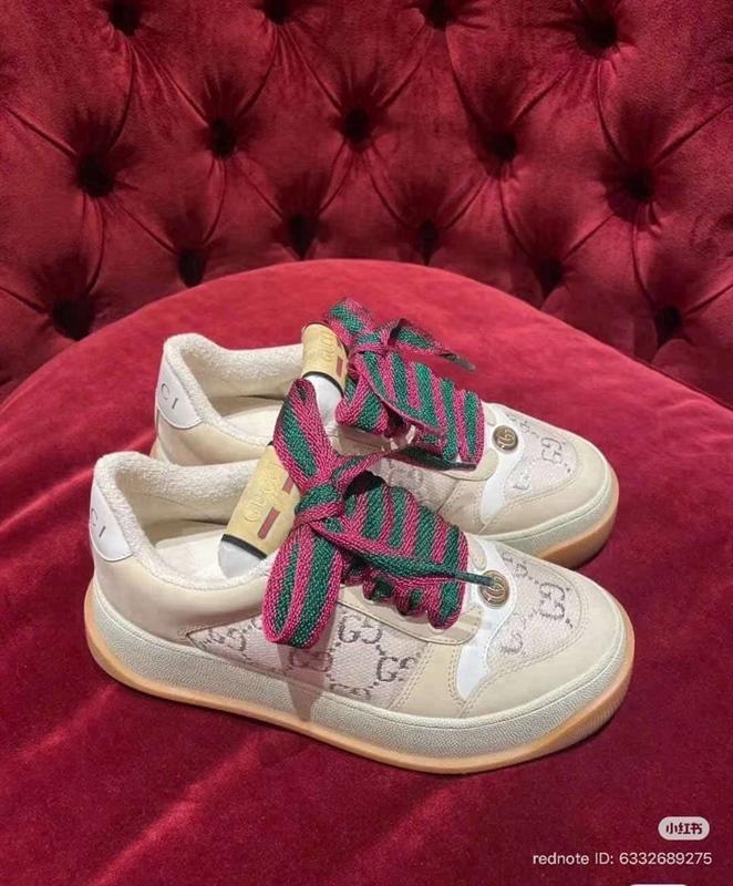 Gucci Screener Leather - Trimmed Canvas Sneakers